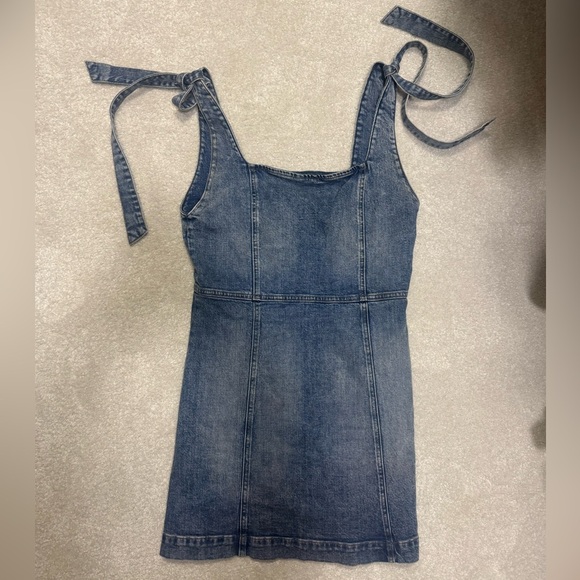 Alice and Olivia Denim Blue Women's Mini Dress size 8 - Picture 3 of 5